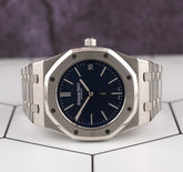 Audemars Piguet Royal Oak "JUMBO" 39mm Blue Dial Steel Thin Watch 15202ST